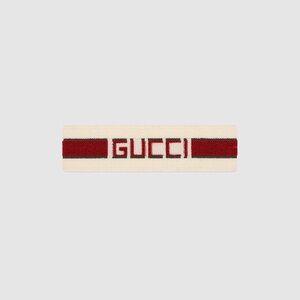 Gucci Kids Cream and Red Headband